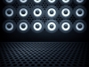 Wall of speakers collage